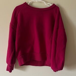 Carter's Girls Deep Raspberry Crewneck Sweatshirt